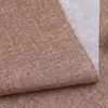 Venta Directa de Fábrica de Tela de Lino Grueso, Tela de Imitación Lino con Respaldo de Tela No Tejida, Tela para Bolsillo de Encuadernación