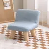 Banquito Pequeño para Niños para Uso en Casa, Banco Moderno y Sencillo de Sala de Estar de Moda con Respaldo, Silla Pequeña para Bebés, Taburete de Madera, Taburete Bajo