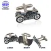 Fornecimento de fábrica abotoaduras de metal fazendo abotoaduras de cola de tinta de desenho animado abotoaduras de motocicleta coreanas