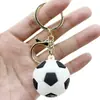 Novo Chaveiro Criativo de PVC Artificial de Futebol Rúgbi Basquete Tênis Boneco Estéreo Acessórios de Bolsa Pequeno Pendente