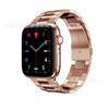 Adequado para Apple Watch 12345678Se One, Three and Five Apple I Watch Pulseira de Relógio de Aço Inoxidável Metálico