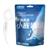 Fio dental descartável para família Xiaolu mãe portátil em forma de laço palito de fio dental Bolsa de palitos de dente fio dental atacado