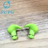 Protetores de ouvido para natação de silicone espiral protetores de ouvido em caixa adulto crianças à prova d'água protetores de ouvido conjunto clipe de nariz fabricantes ponto atacado