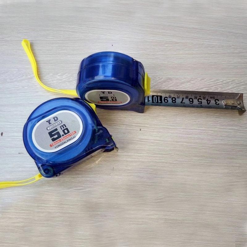 蓝色新款透明钢卷尺