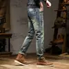 Jeans de hombre de moda de alta gama para la nueva temporada, pantalones casuales versátiles estilo otoño