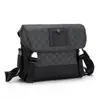 Bolso Cruzado Ins Super Popular para Hombre 2025 Nuevo Estilo Europeo y Americano Bolso para Hombre Estampado de Tablero Moda Bolso Casual con Solapa Bolso de Piel Genuina