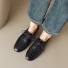 Talla 33-40 talla reembolsable textura suave y cómoda piel de vaca 2023 tacón bajo punta redonda cordones brogue zapatos mujer