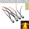 Luz indicadora de cabeza cóncava de metal de 8MM, fuente de alimentación para equipos pequeños, luz de señal LED de trabajo 6V12V24V36V48V