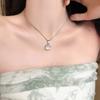 Outlet de fábrica ~ Collar de Mariposa Dulce Femenino Ins Tendencia Nicho Sentido de Diseño Avanzado Hebilla Segura Cadena para Clavícula Accesorios Femeninos