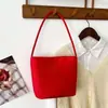 Mucu Coreano e Ébano Moda Bordado Alta Elasticidade Impermeável Nylon Versátil Casual Axila Ombro Único Feminino