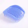 Escova para Lavar Cabelo Transfronteiriça Temu, Nova Escova Oca para Massagem do Couro Cabeludo, Ferramenta para Lavar a Cabeça, Escova de Shampoo de Gel Macio
