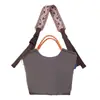 Nueva Correa de Hombro Amplia y Alargada Multicolor Ajustable Extensible Correa de Bolso de Compras Versátil de Gama Alta con Rayas de Diamante