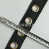 Cinta de Ojal Grande de Algodón Puro con Ojales Plateados, Accesorios para Ropa, Decoraciones para Sombreros, Accesorios para el Cabello