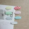 Estilo Coreano Estudiante Corazón Femenino Oval Lunares Resina Pegatina Hecho a Mano DIY Pegamento de Crema Pinza para el Cabello Imán para Refrigerador Crocs