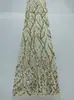 Vestido Bordado Jiaxin Tela Bordada con Lentejuelas Vestido de Noche de Alta Gama Tela Bordada con Lentejuelas y Malla Venta al por Mayor en Stock