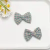 Tela de Cuadros Florales Estilo Pastoral Fresco, Lazo Hecho a Mano DIY, Accesorios para el Cabello, Ropa, Sombreros, Zapatos, Bolsas, Accesorios para Muñecas y Materiales