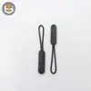 Cuerda de Cierre de Cremallera de PVC de Alta Calidad, Cabeza Ovalada Larga de Tirador, Cuerda para Ropa, Equipaje, Cabeza de Cremallera Moldeada por Inyección, Cuerda de Cola de Tirador de TPU