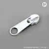 No. 5 Tiradores de Cremallera Accesorios Metálicos para Cremalleras de Bolsas, Mochilas, Chaquetas, Ropa, Tirador de Cremallera Metálico de Aleación de Zinc Marrón y Azul