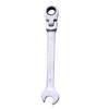 Llave de Carraca de Cabeza Móvil para Herramienta de Plástico 72 Dientes Carraca Rápida Ahorro de Mano de Obra Reparación Llave de Doble Propósito Flor de Ciruelo