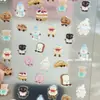 Nuevo Pegatina de Gelatina de Pan Horneado 3D Muñeco de Nieve Lindo Aspecto Elegante Portalápices DIY Taza de Agua Ccd Adhesivo Decorativo