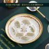Louça de Porcelana Tangshan Estilo Europeu Tigelas, Pratos e Travessas Domésticas, Conjuntos de Tigelas e Pratos Livremente Combináveis, Louças, Pratos e Travessas