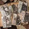Papel Calco Recorte Tarjeta Dura Pegatina Serie Sombra Vieja Moteada Collage Decorativo Retro Material Base para DIY 10 Piezas