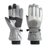 Guantes de Ciclismo para Hombre Pantalla Táctil Forro Polar de Invierno Cálidos Antideslizantes para Conducir Fuga Dos Dedos Motocicleta Guantes de Invierno para Pesca