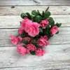 Flores Artificiales Pequeñas de Azalea para Decoración de Ingeniería del Hogar Flores de Seda Flores Falsas Fabricante Mayorista Estilo Ins