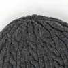 Gorro de Invierno Cálido para Hombre con Protección para las Orejas para Personas de Mediana Edad y Mayores, Gorro de Lana Tejido con Plus de Felpa a Prueba de Frío para Papá y Abuelo, Algodón