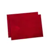 Sobres de Terciopelo de Alta Calidad Hechos a Medida al por Mayor Transfronterizos, Disponibles en Varios Colores, Empaque Universal para Invitaciones de Boda