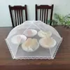 Cubierta de comida grande, a prueba de moscas, para uso doméstico, plegable, para cubrir alimentos en la mesa del comedor, cubierta de mesa