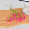Flor de Gypsophila Artificial de Tallo Único, Flor Falsa para Decoración de Bodas, Ramo de Mano, Hecho a Mano con Flores de Plástico Suave al Tacto, Venta al por Mayor