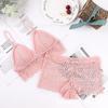 Uma Peça/Conjunto Roupa Interior Feminina Sem Aro Sutiã Envoltório de Mama Antiderrapante Estilingue All-match Base Tube Top Underwear Estudante