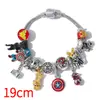 Película de Animación de Dibujos Animados Más Vendida Europea y Americana Transfronteriza Avengers Capitán América Pulsera Panjia Joyería DIY