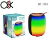 Altavoz Bluetooth Portátil BT-301 Audio Inalámbrico para el Hogar Hogar Exterior Luz de Colores Altavoz Pequeño