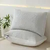 Fabricante Original Almohada de Hielo de Frijol de Seda Helada de Verano con Bordes de Malla Transpirable, Lavable, Almohada Alta Suave, Núcleo de Almohada para Protección del Cuello