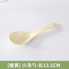 Creme estilo cerâmica colher de arroz doméstico colher de sopa colher criativa colher de alça longa colher de sopa atacado