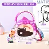 Bolsa de Silicona al por Mayor Bolso Cruzado para Niñas Almacenamiento Billetera para Monedas Alivio del Estrés Infantil Bolsa Tote de Hombro con Burbujas Bolsa de Almacenamiento Regalo