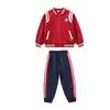 Ropa de Jardín de Infancia Conjunto de Tres Piezas para Primavera y Otoño Conjunto de Dos Piezas Uniforme Escolar de Primaria Ropa de Clase Conjunto Deportivo para Primavera y Otoño Uniforme Escolar para Estudiantes de Secundaria