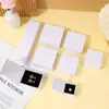 Cajas de Empaque para Joyería de Stock Listo del Fabricante, Se Pueden Imprimir con Logo, Tapa abatible magnética, Cajas de Papel para Anillos, Collares, Pulseras y Pendientes