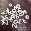 Concha Letra 10mm Concha de Agua Dulce 26 Letras Inglesas Concha diy Abalorio Colgante Accesorios