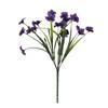 Amazon Transfronterizo Temu Hierba de Primavera Flor Acuática Violeta Tela de Seda Estampada Flor Flor Artificial Boda Decoración Exterior Flor Artificial