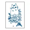 Adesivos de tatuagem herbal de suco de ponto adesivos não reflexivos adesivos de tatuagem de vegetação adesivos de tatuagem criativos fofos personalizados