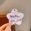 Novas Unhas Infantis Removíveis Vestíveis na Caixa para Meninas, Adesivos de Unha Removíveis, Adesivos de Unha Exquisitos de Desenho Animado, Peças de Unha
