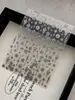 Adesivos para Nail Art Borboleta Dourada e Prateada com Padrão de Formiga, Folha de Ouro e Prata, Trevo de Quatro Folhas, Estrela Explosiva e Pedrarias, Modelo Popular Yt8946