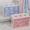 Nueva Versión de Linda Caja de Almacenamiento de Seis Cuadrículas Cajón Libro Escritorio Gabinete de Joyería para Mujer Organizador Pequeño Estante de Almacenamiento para Pegatinas Guka
