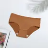 Nuevos Calzones de Seda de Leche para Mujer, Color Sólido, Cintura Media-Baja, Encaje, Transpirables, de Doble Capa, Ropa Interior para Niñas, Venta al por Mayor desde el Fabricante