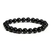 Coleção de Joias Jingdong de Pulseiras de Cristal Obsidiana Natural e Pulseiras de Ágata, Venda Quente Transfronteiriça Atacado de Joias para Homens e Mulheres
