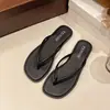Sandálias Planas de Alta Qualidade Estilo Francês para Meninas, Novidade Verão 2026, com Cores Contrastantes, Chinelos Minimalistas Tendência