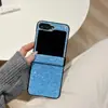 Funda Adecuada para Teléfono Plegable Samsung Z-Flip 8 Flash Diamante, Funda Protectora de Lujo Ligero de Gama Alta para Z-Flip 7/6 Transfronteriza